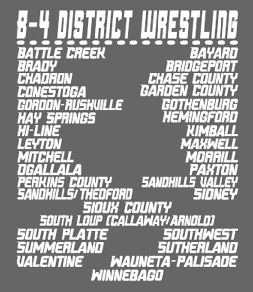 Girls District Wrestling Shirt